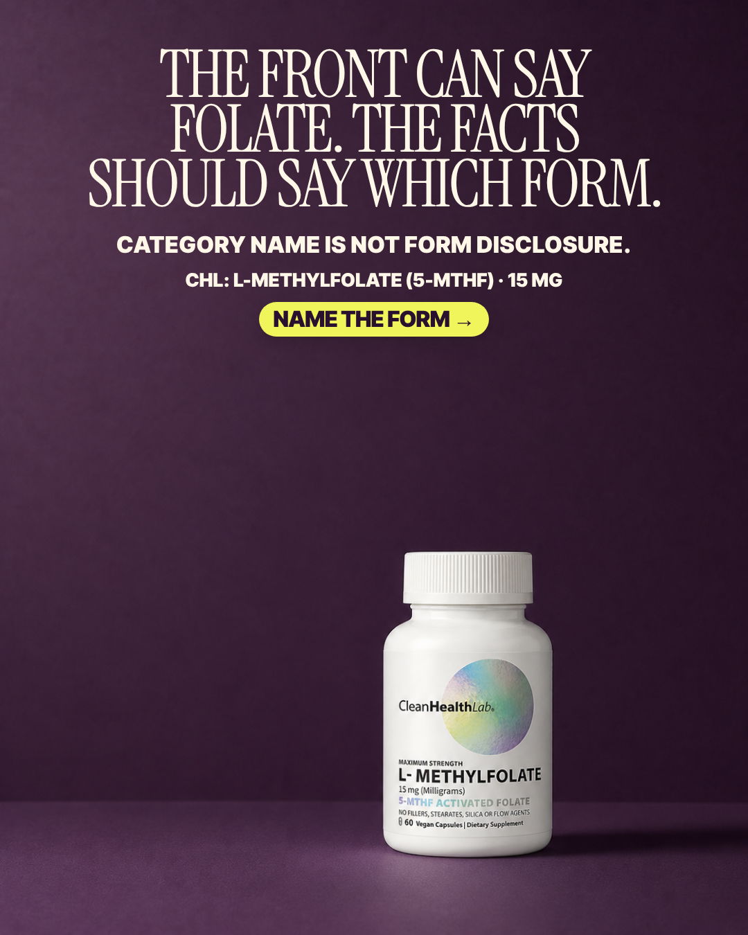 Category name versus actual form 4:5