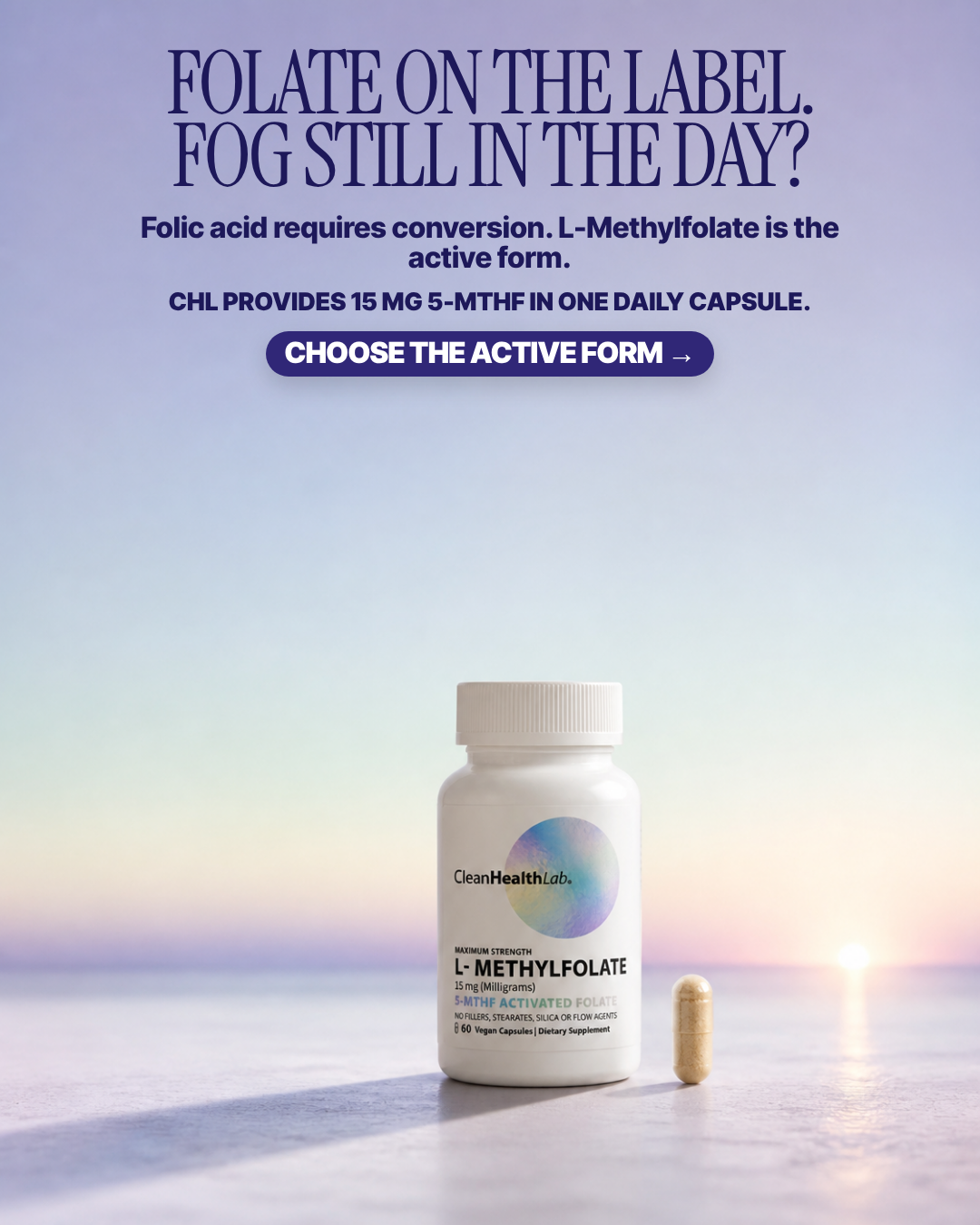 Folate on label, fog in day 4:5